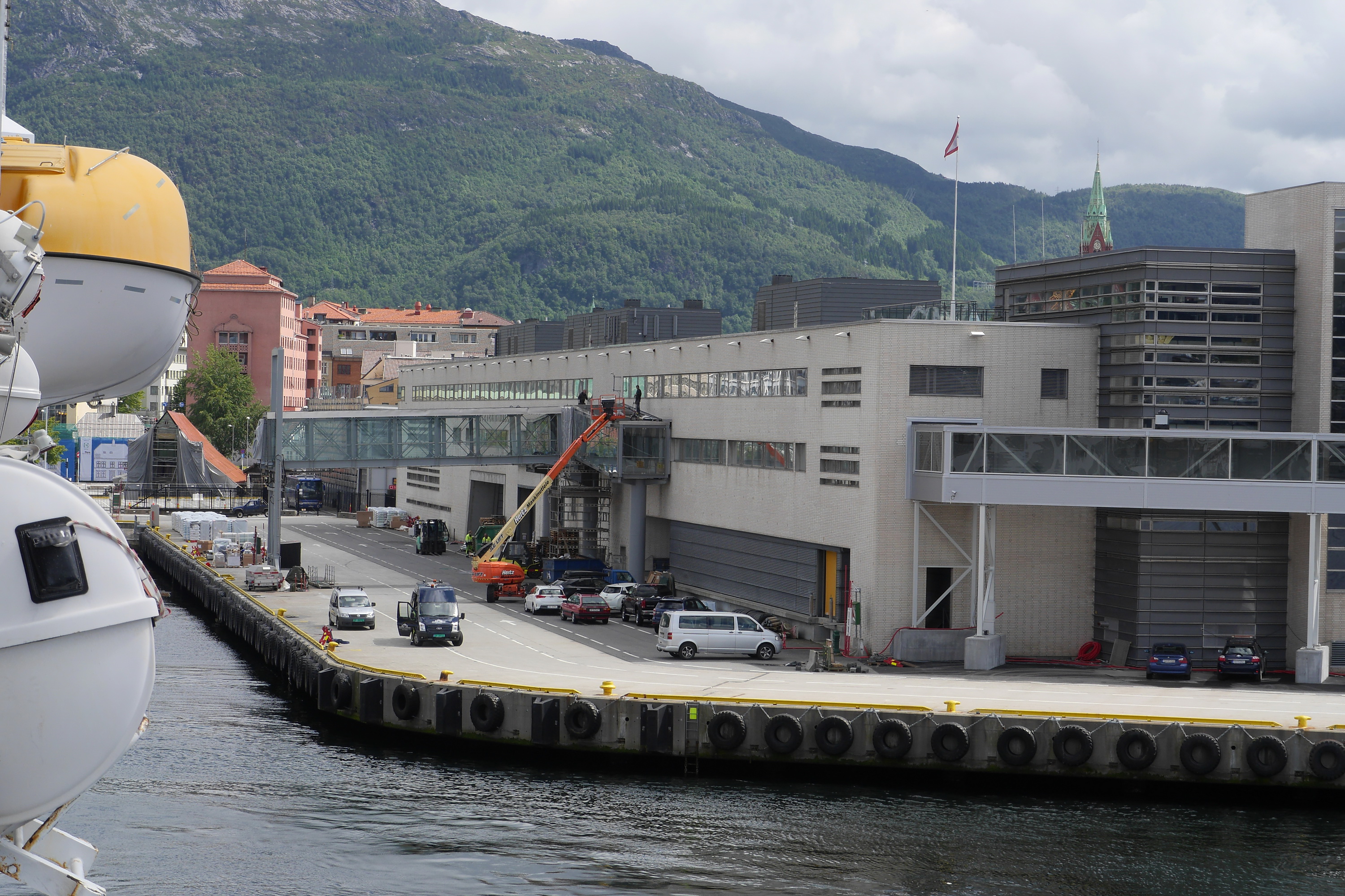 Einfahrt nach Bergen